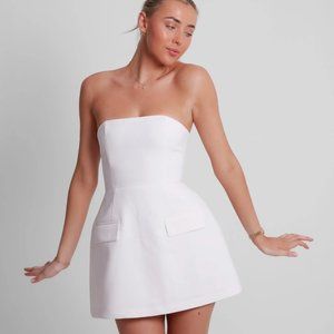 The Ultimate Muse Strapless Dress | White